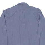 LEVI'S Mens Shirt Blue Check Long Sleeve S