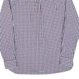 TOMMY HILFIGER Custom Fit Mens Shirt Red Check Long Sleeve M