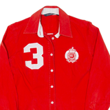 SCAPA SPORTS Polo Team Womens Plain Shirt Orange Long Sleeve S