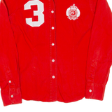 SCAPA SPORTS Polo Team Womens Plain Shirt Orange Long Sleeve S