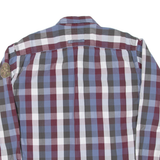 CAMEL ACTIVE Mens Shirt Blue Check Long Sleeve 2XL