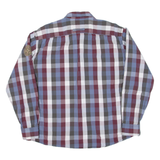 CAMEL ACTIVE Mens Shirt Blue Check Long Sleeve 2XL
