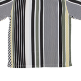 BOWLING Mens Shirt Green Striped M