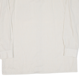CREATION MANOR Mens Shirt Beige Striped Long Sleeve XL