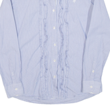 U.S. POLO ASSN Womens Shirt Blue Striped Long Sleeve S