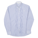 U.S. POLO ASSN Womens Shirt Blue Striped Long Sleeve S