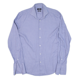 BOSS HUGO BOSS Slim Fit Mens Formal Shirt Blue Long Sleeve L