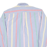 TOMMY HILFIGER Mens Shirt Blue Striped Long Sleeve L