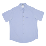 JACK WOLFSKIN Mens Shirt Blue Striped M