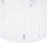 LA MARTINA Mens Plain Shirt White Long Sleeve 4XL
