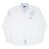 LA MARTINA Mens Plain Shirt White Long Sleeve 4XL