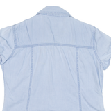 GUESS Womens Plain Shirt Blue XS