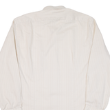 Mens Shirt Beige Striped Long Sleeve M