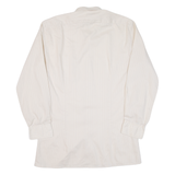 Mens Shirt Beige Striped Long Sleeve M