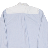 TOMMY HILFIGER Custom Fit Mens Shirt Blue Striped Long Sleeve S