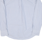 TOMMY HILFIGER Custom Fit Mens Shirt Blue Striped Long Sleeve S