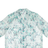 ZARA MEN Mens Shirt Green Crazy Pattern M