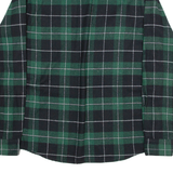 BLUENOTES Mens Shirt Green Check Long Sleeve M