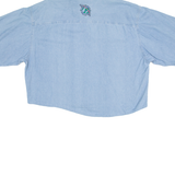 HARD ROCK CAFE Crop Womens Denim Shirt Blue XL