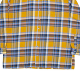 EXPLORER Mens Shirt Orange Check Long Sleeve 2XL
