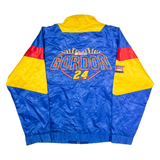 NUTMEG Jeff Gordon #24 NASCAR Mens Shell Jacket Blue Nylon 90s USA XL