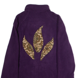 NEW BALANCE Womens Fleece Jacket Purple L