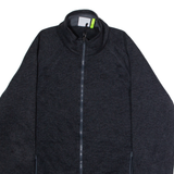 CHAMPION Mens Fleece Jacket Grey Knit L