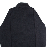 CHAMPION Mens Fleece Jacket Grey Knit L