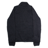 CHAMPION Mens Fleece Jacket Grey Knit L