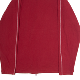 REEBOK Mens Fleece Jacket Red XL