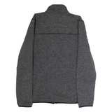 NAUTICA Mens Fleece Jacket Grey Knit L