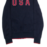 NIKE USA Olympic Team Womens Track Jacket Blue USA L
