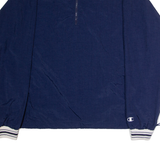 CHAMPION Mens Pullover Jacket Blue Nylon 90s XL