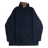 NAUTICA Mens Parka Jacket Blue Hooded M