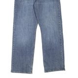 WRANGLER Mens Jeans Blue Regular Straight Stone Wash W34 L30