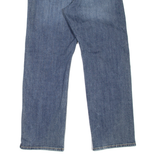 WRANGLER Mens Jeans Blue Regular Straight Stone Wash W34 L30