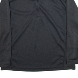 PEBBLE BEACH Womens Sweatshirt Grey 1/4 Zip M