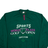 Sports Golf Womens Sweatshirt Green 2XL