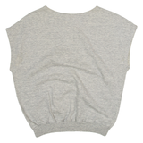 Sleeveless Womens Sweatshirt Grey XL