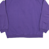 Active Sport Womens Sweatshirt Purple 1/4 Zip L