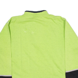 FALCHI Womens Sweatshirt Green 1/4 Zip XL