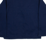 SPRINT Womens Sweatshirt Blue 1/4 Zip M