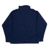 SPRINT Womens Sweatshirt Blue 1/4 Zip M