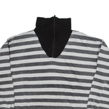 Womens Sweatshirt Grey 1/4 Zip XL