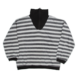 Womens Sweatshirt Grey 1/4 Zip XL