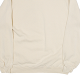 SWITCHER Womens Sweatshirt Cream 1/4 Zip S