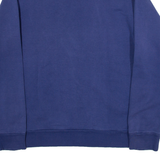 Womens Sweatshirt Blue 1/4 Zip M