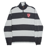 Crew Womens Sweatshirt Grey 1/4 Zip M