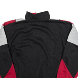 Womens Sweatshirt Grey 1/4 Zip L