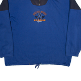 RODEO Womens Sweatshirt Blue 1/4 Zip XL